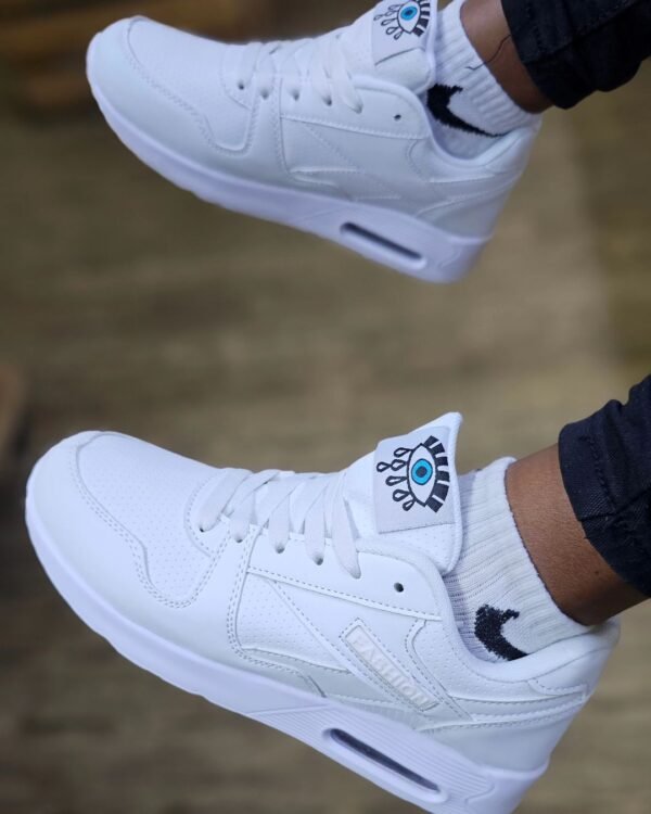 white airmax sneakers