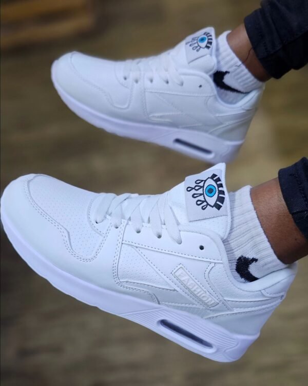 white airmax sneakers