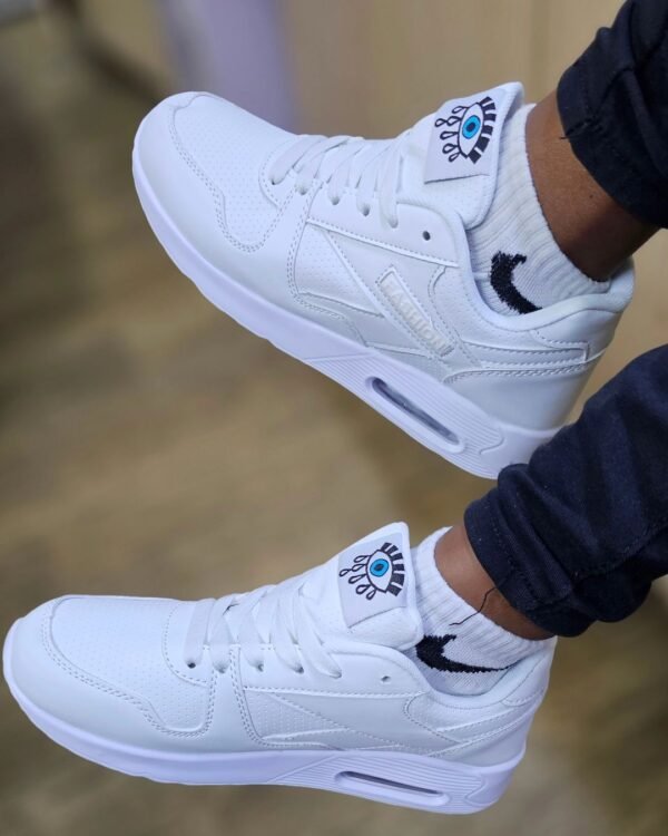 white airmax sneakers