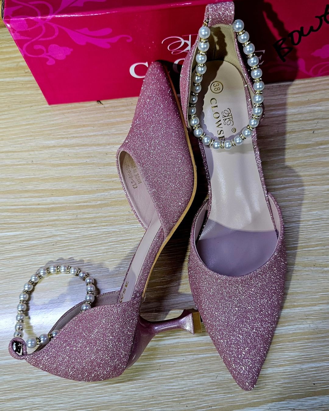 pink kitten heels